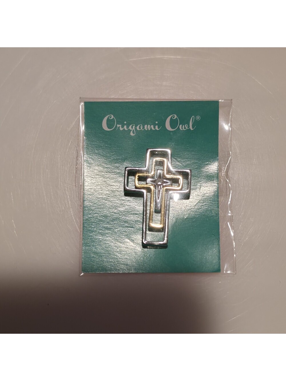 Origami Owl Nesting Crosses With Crystal Plates NP1001 NIP